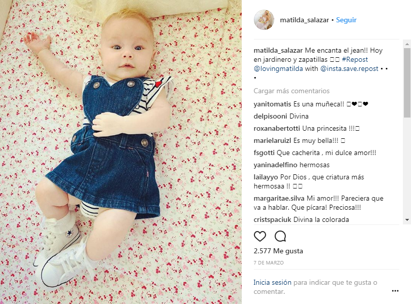 instagram hija de luciana salazar