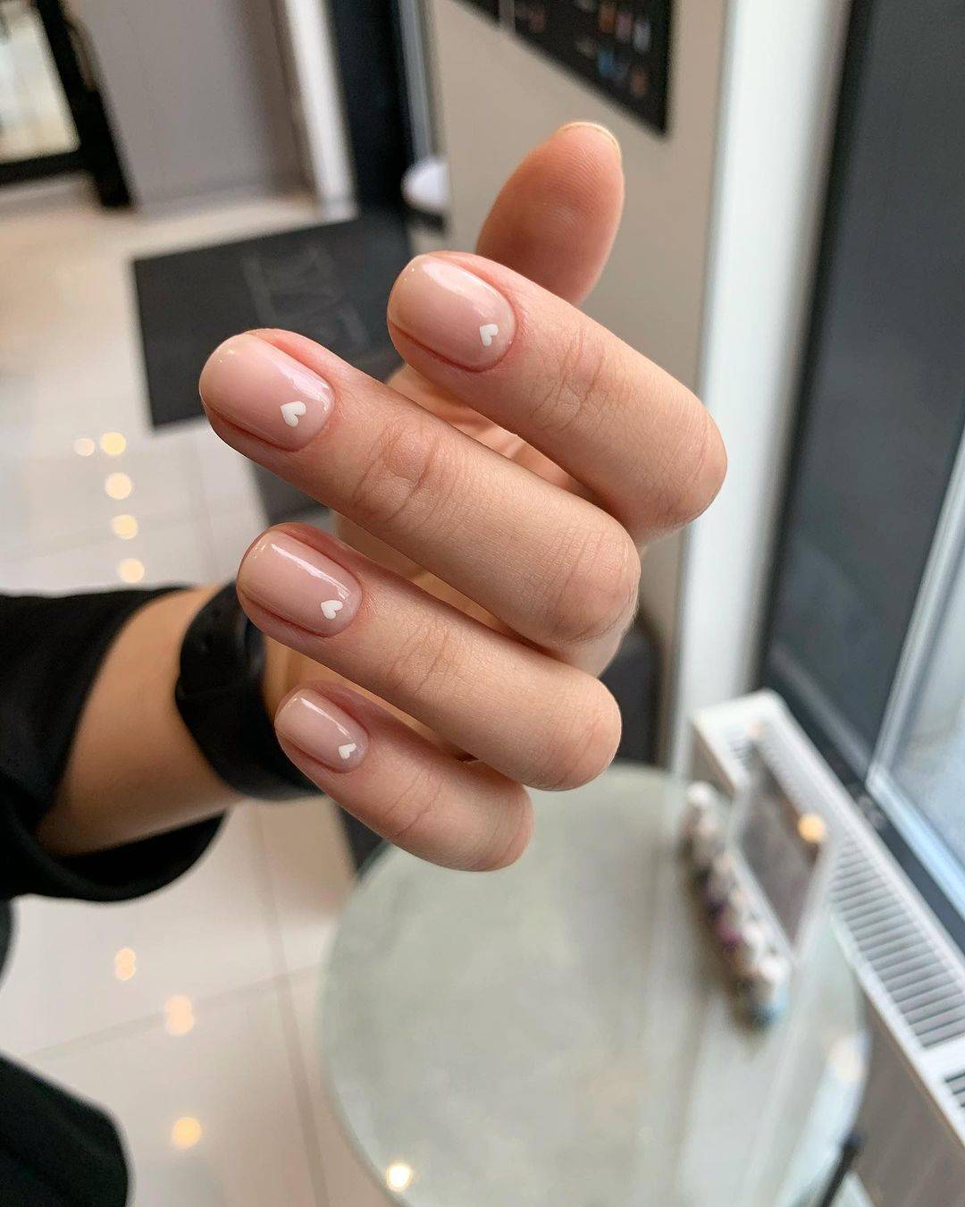 Uñas nude Uñas nude