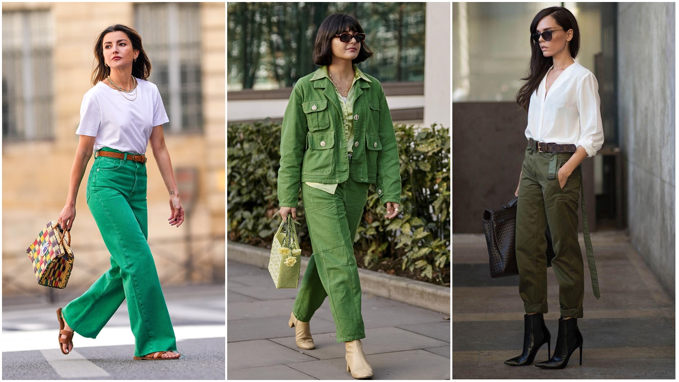 Combinaciones con verde que TODA fashionista amará 
