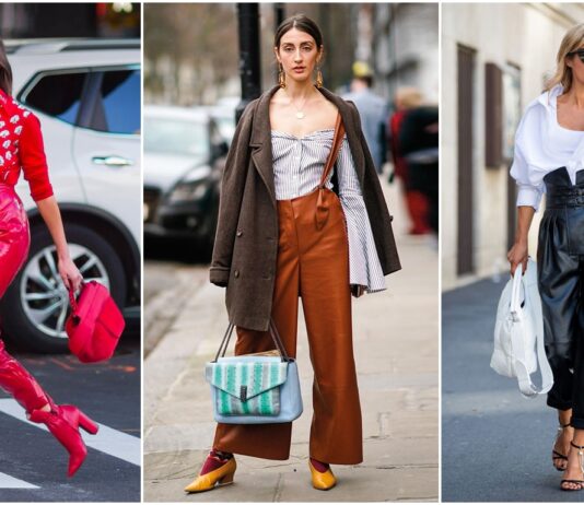 Outfits con pantalones de cuero