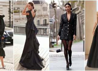 +20 Maneras de combinar un vestido negro básico Vestido negro básico